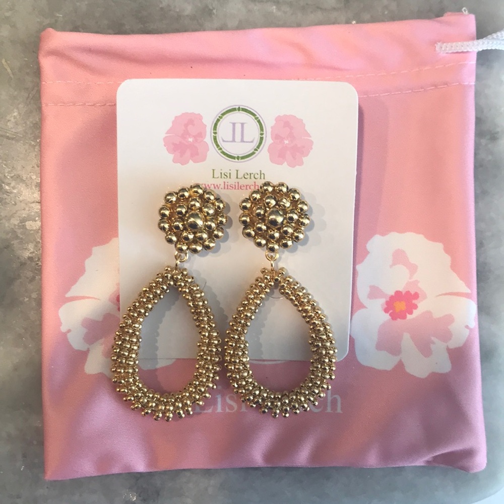 New Lisi Lerch gold Alex earrings